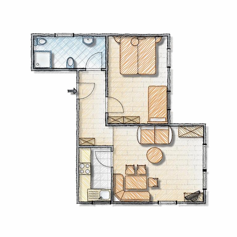 Residence Hofer - Appartamento con 1 Camera da Letto - 1