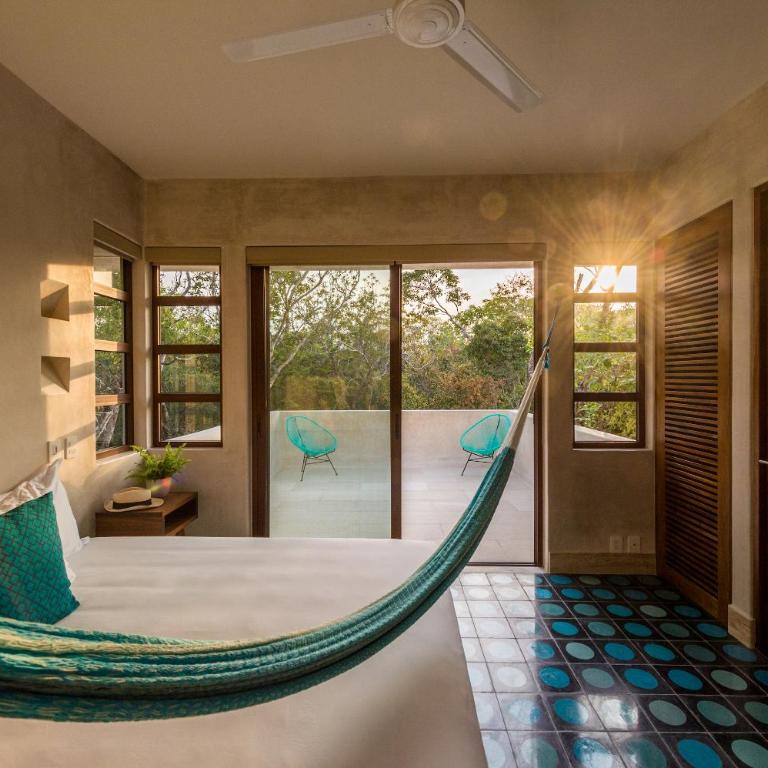 Hotel Tiki Tiki Tulum - Suite con terraza panorámica - 1 cama extragrande - 11