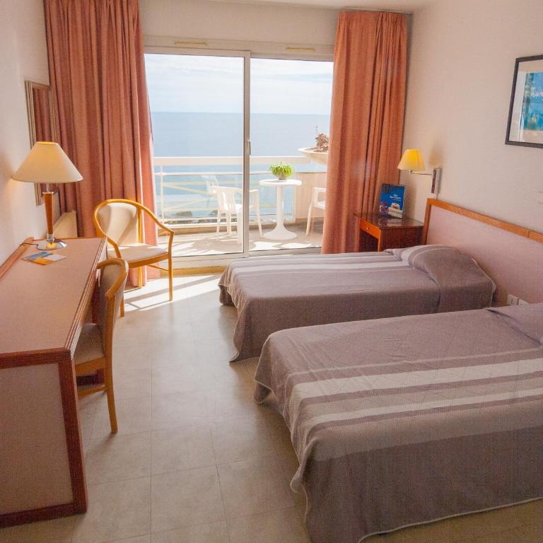 Association Villa Saint Camille - Chambre Lits Jumeaux - Vue sur Mer - 2