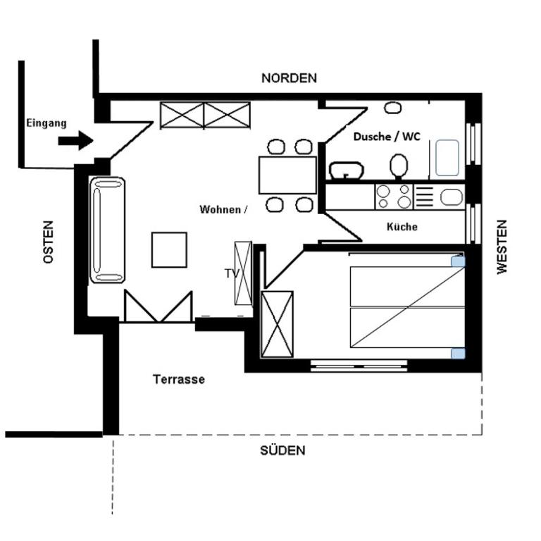 Haus Bergblick - Appartamento con 1 Camera da Letto - 6
