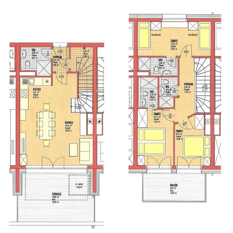 Appartements Nassfeld LUX - Apartment mit 3 Schlafzimmern und Terrasse - 20