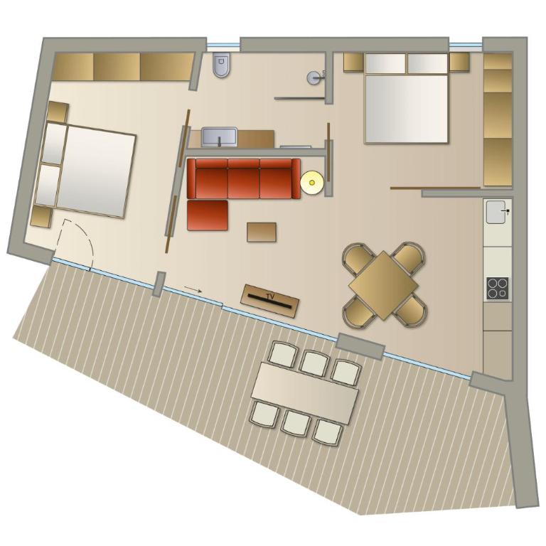Papstlhof - Apartment mit 2 Schlafzimmern - 6
