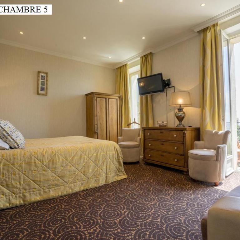 Hotel Restaurant Bellevue - Chambre Quadruple - Vue sur Mer - 6