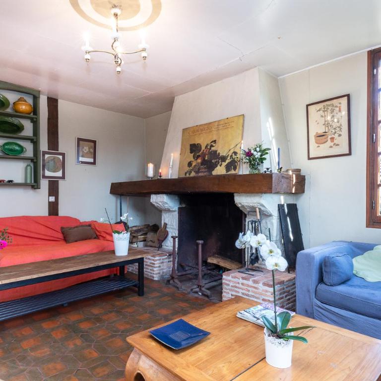 Le Grand Yote - Chambre Lit Queen-Size avec Salle de Bains Commune - 5