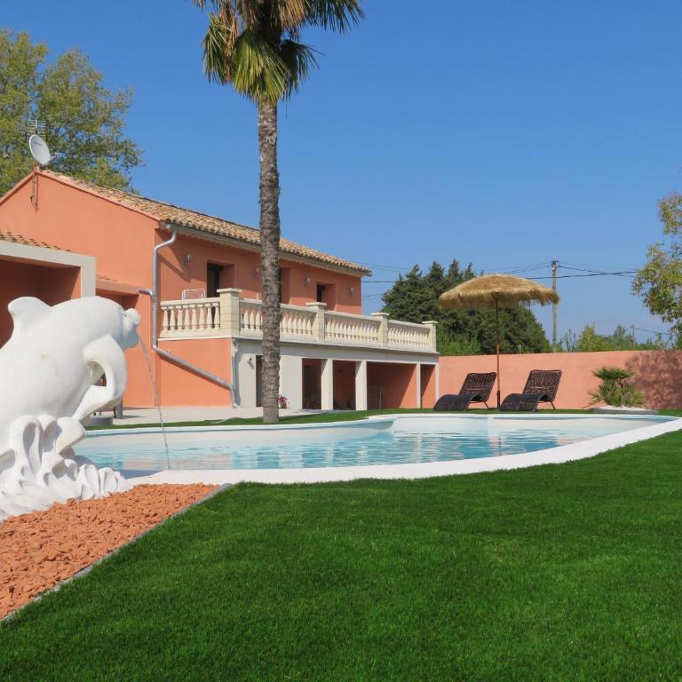 Maison 4 étoiles et Studio 3 étoiles indépendants avec piscine - Studio avec Terrasse - 1