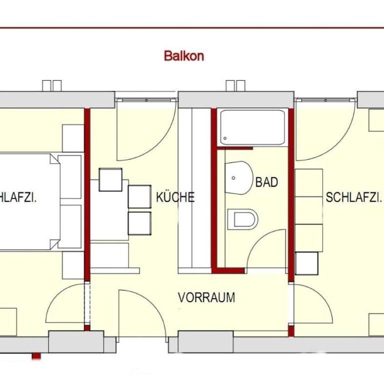 Pension Strauß - Apartment mit Seeblick - 2