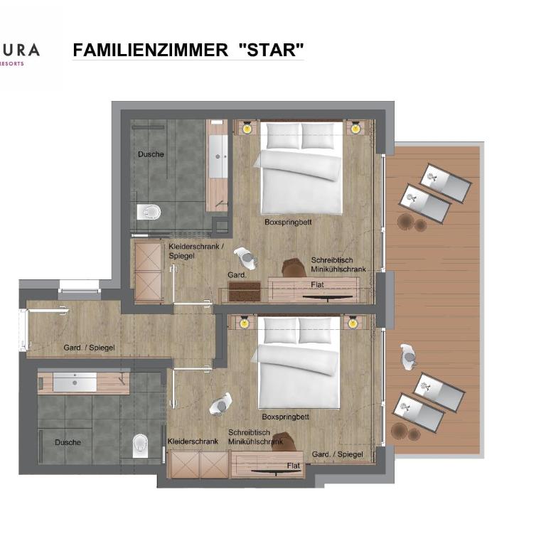 Hotel Adapura Wagrain - Superior Familienzimmer - STAR - 4
