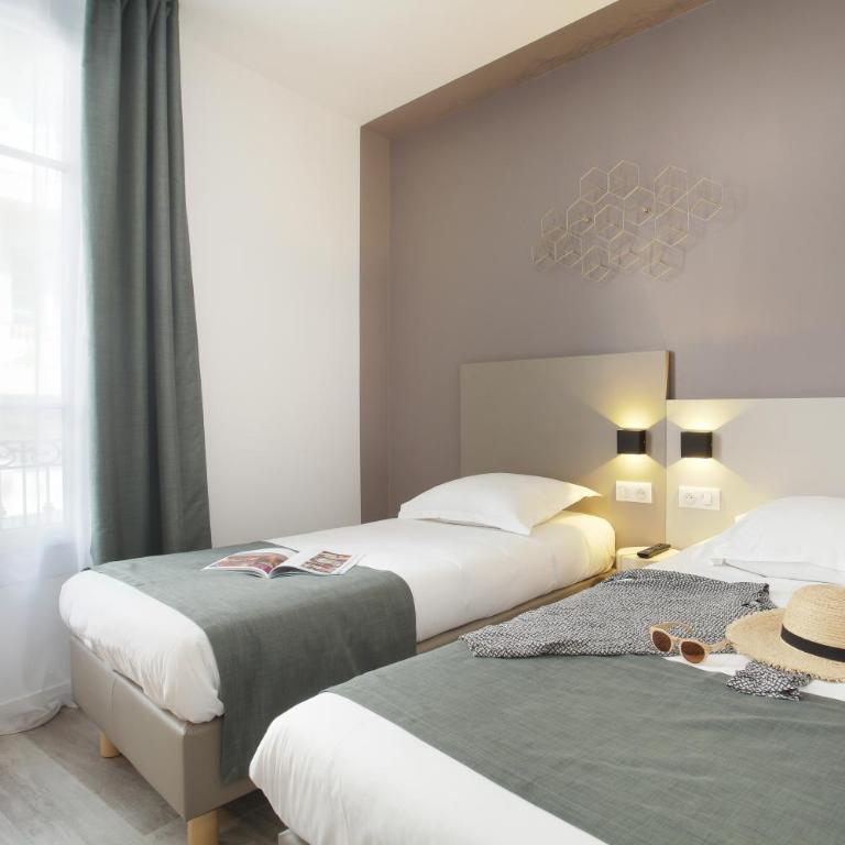 Hôtel Alcôve Nice - Chambre Lits Jumeaux Confort - 7