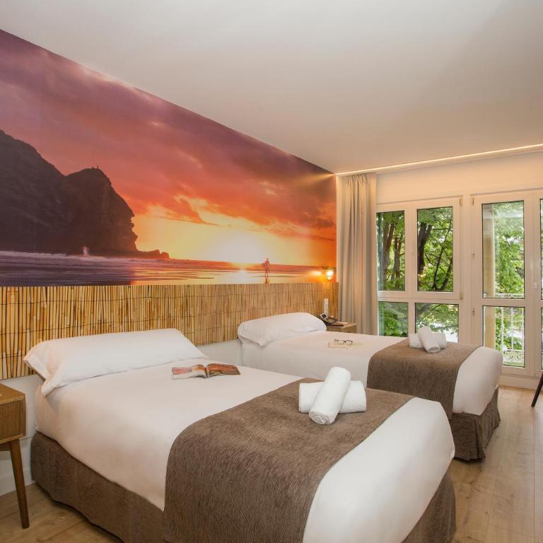 Casual de las Olas San Sebastián by Casual Hoteles - Habitación Doble - 2 camas - 4