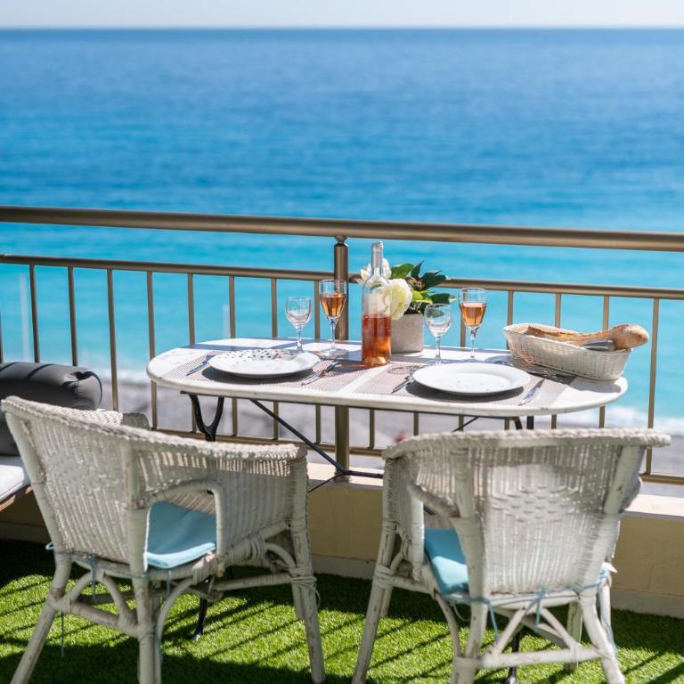 "Le Méditerrannée" by EnjoyNice, breathtaking sea view, 2 terraces and Airco - Appartement 1 Chambre - 16