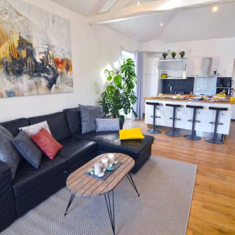 Duplex Elegant & Moderne - 3 chambres - Rooftop terrasse & Jacuzzi- Chélitz - Appartement 3 Chambres - 1