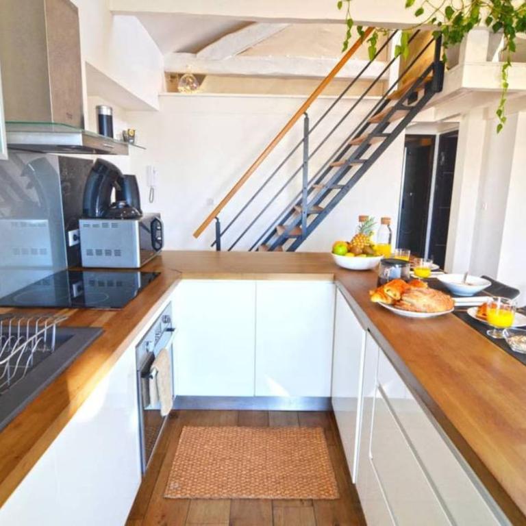 Duplex Elegant & Moderne - 3 chambres - Rooftop terrasse & Jacuzzi- Chélitz - Appartement 3 Chambres - 14