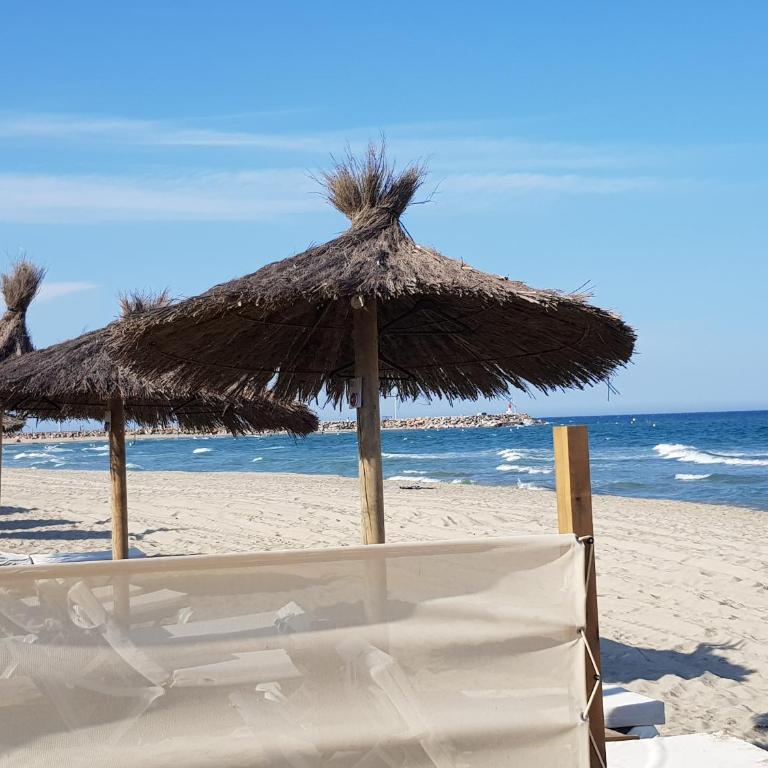 RESIDENCE LE NEULOS, T2 40m2 AVEC GARAGE PRIVE, 150 m de la mer, Avenue Roussillon Canet-Plage - Superior Apartment - 37