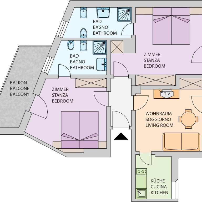 Residence Scheidnerhof - Appartamento con 2 Camere da Letto - 1