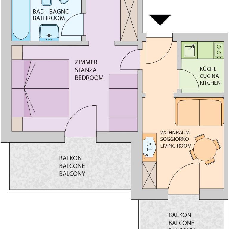 Residence Scheidnerhof - Appartamento con 1 Camera da Letto - 1