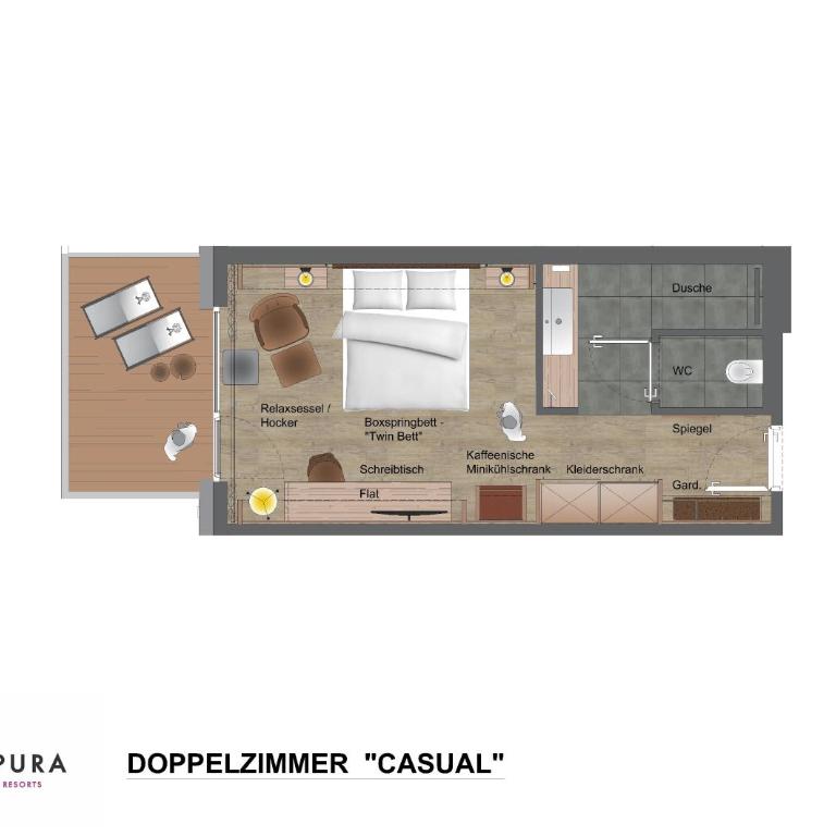 Hotel Adapura Wagrain - Standard Doppelzimmer - CASUAL - 5