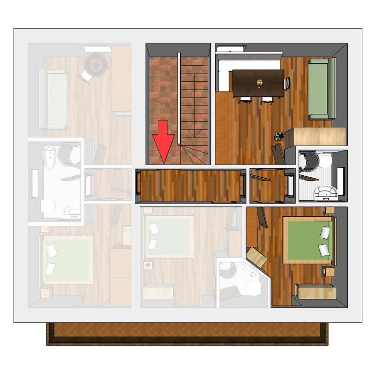 Appartamenti Suttru - Appartamento con 1 Camera da Letto (4 Adulti) - 3