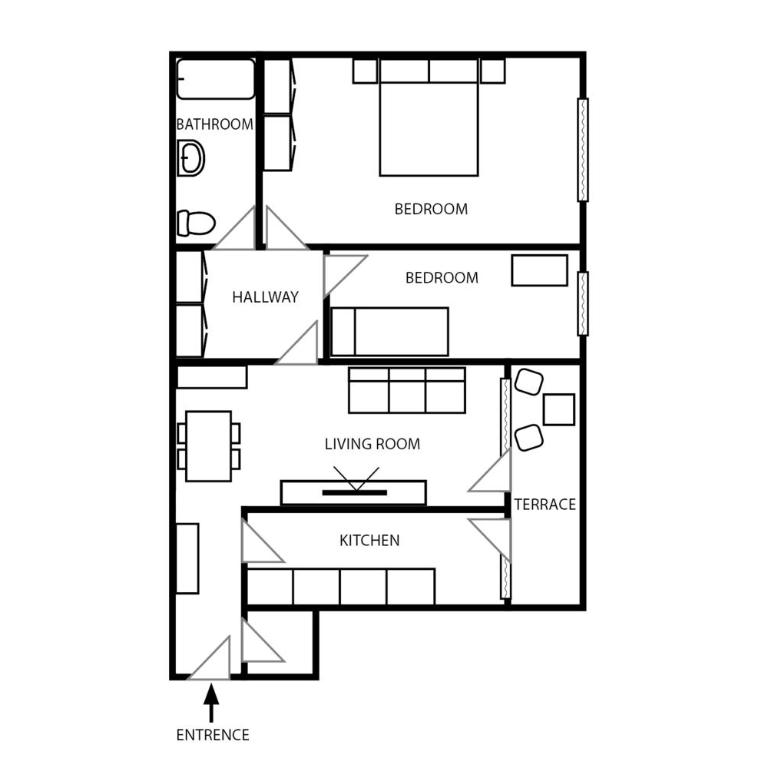 Belgrade Sweet Home Apartment - Apartman sa 2 Spavaće Sobe - 2