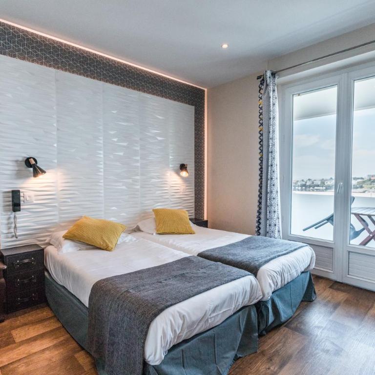 Hotel Belle Vue Royan - Chambre Double ou Lits Jumeaux - Vue sur Mer - 4