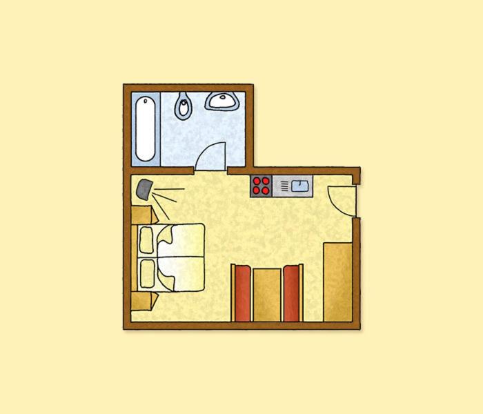 Residence Bannwald - Monolocale - 1