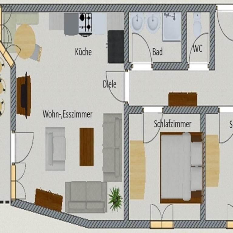Ferienhaus Haußmann - Appartamento con Vista Giardino - 8