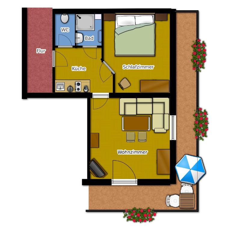 Ferienhaus Rosi - Apartamento de 1 dormitorio - 1