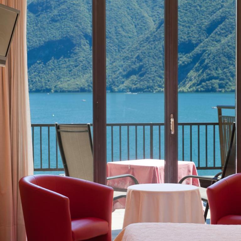 Swiss Lodge Nassa Garni - Camera Matrimoniale Superior con Terrazza e con Vista Lago - 4