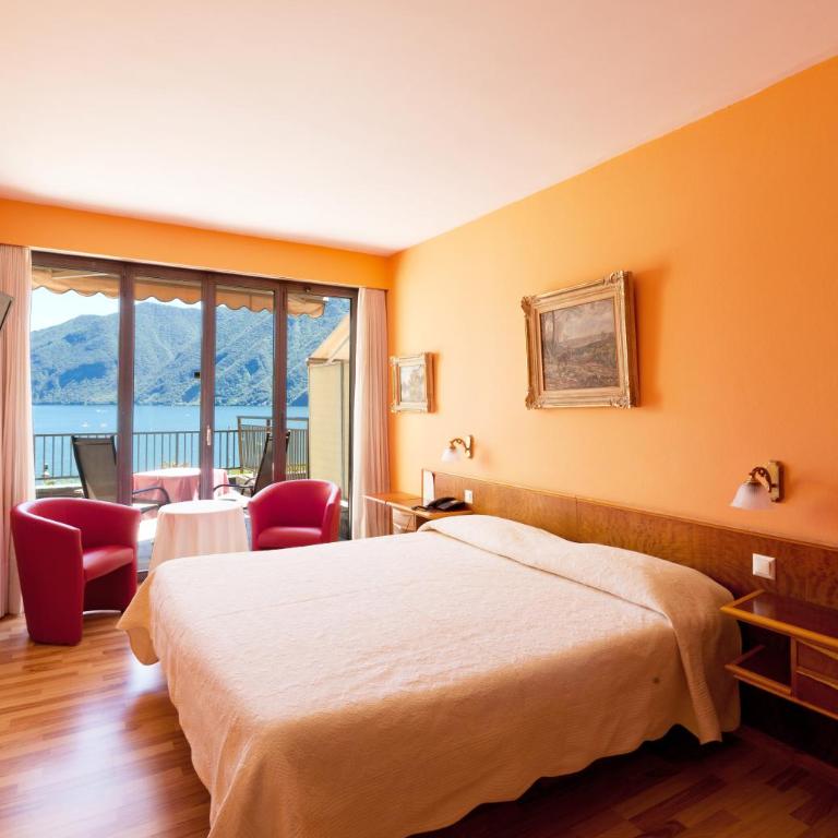 Swiss Lodge Nassa Garni - Camera Matrimoniale Superior con Terrazza e con Vista Lago - 3