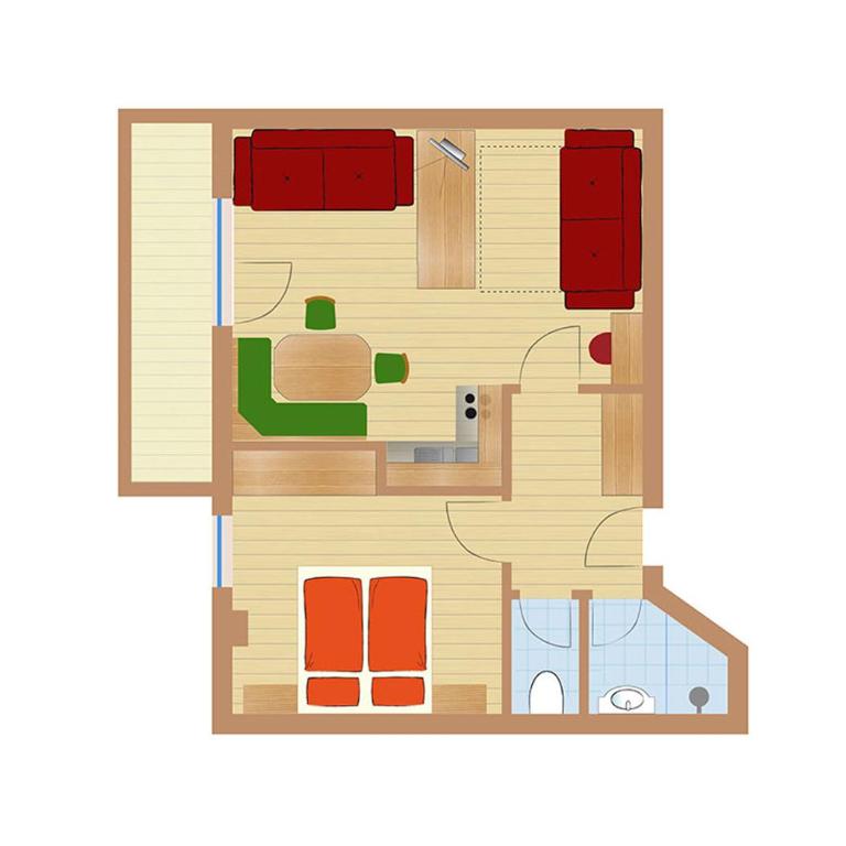 HOFERHOF Schladming -Dachstein - Apartment Torstein mit 1 Schlafzimmer - 1