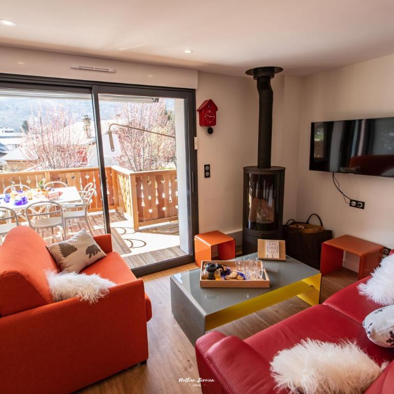Chalet Hygge Saint Lary - gîtes de standing en coeur de village des Pyrénées - Apartment with Terrace - 7