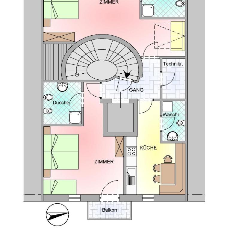 Residence Mühlegg - Appartamento con 2 Camere da Letto - 3