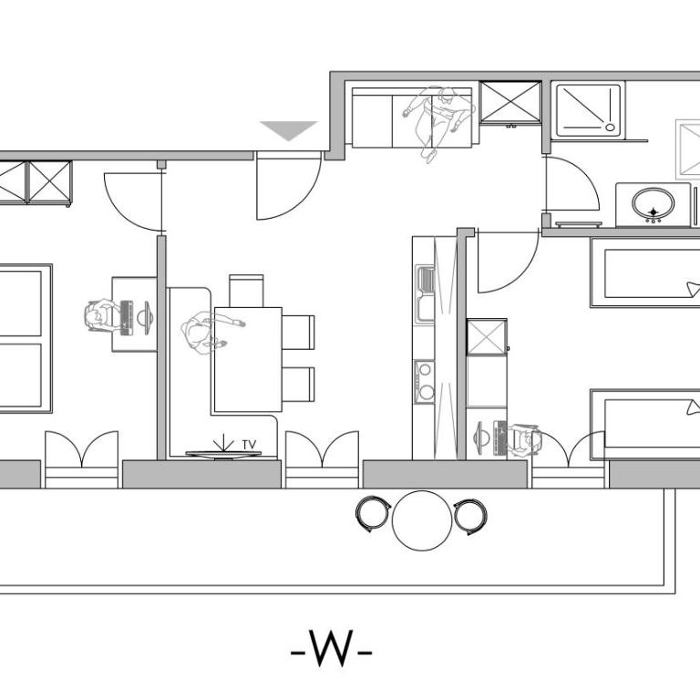 Haus Schaller - Apartment mit 2 Schlafzimmern und Balkon - 1