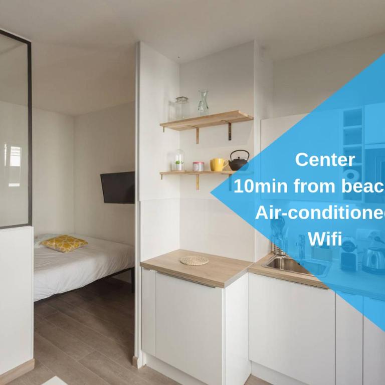 Nicelidays - Le Berlioz - city central - 7min from beaches - Appartement - 1