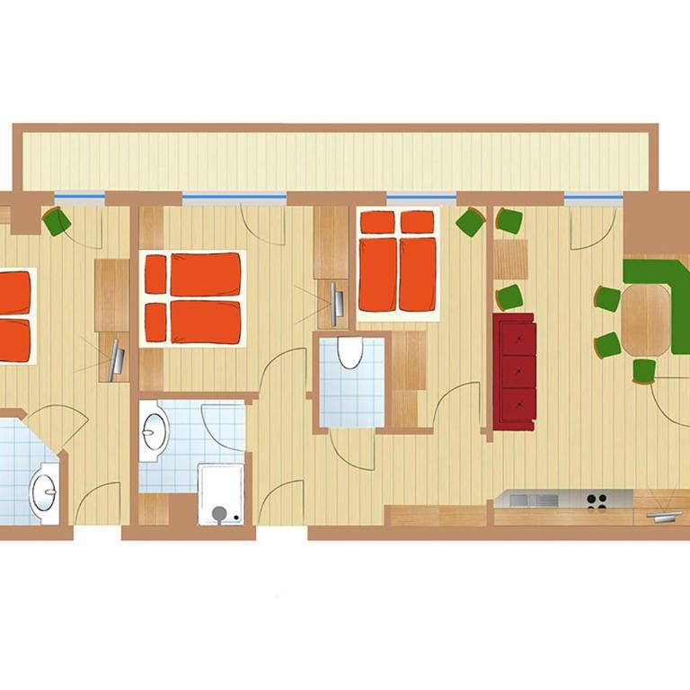 HOFERHOF Schladming -Dachstein - Apartment mit 3 Schlafzimmern und Balkon - 2