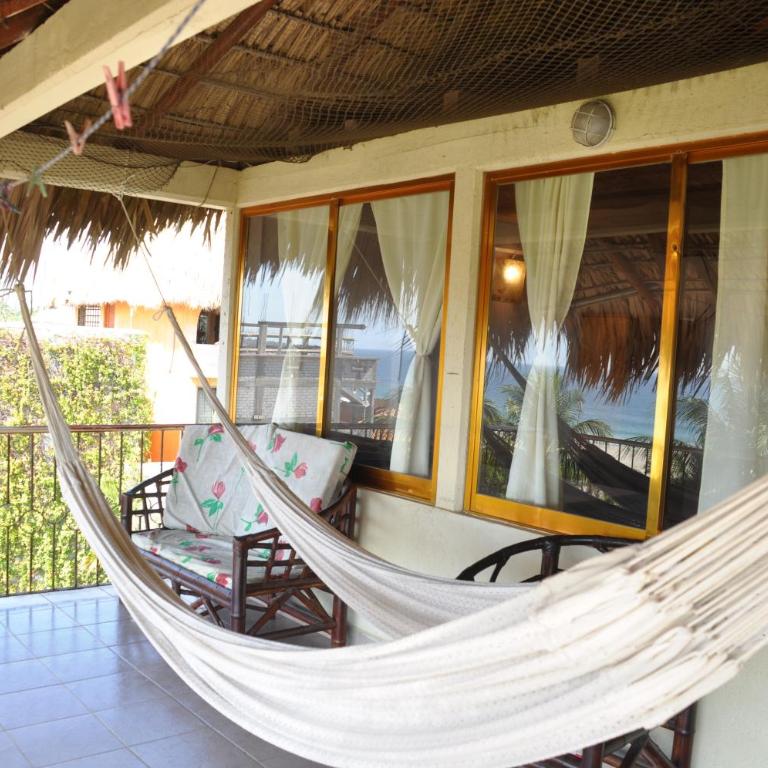 Ananda Guest House Yoga & Meditación - Habitación Cuádruple con vistas al mar - 15