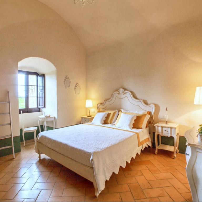 Il Mastio di Spedaletto - Camera Matrimoniale Deluxe con Vista Castello - 20