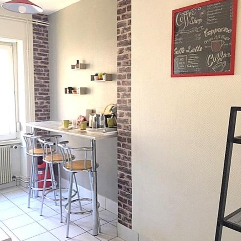 L'Appart Bleu - Lumineux F3 Mulhouse Gare/Centre - Apartamento de 2 dormitorios - 9