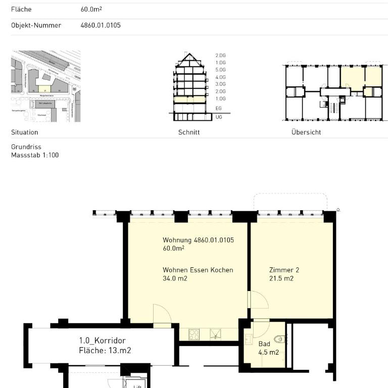 Neustadt Apartments managed by Hotel Central Luzern - Apartment mit 1 Schlafzimmer - 13
