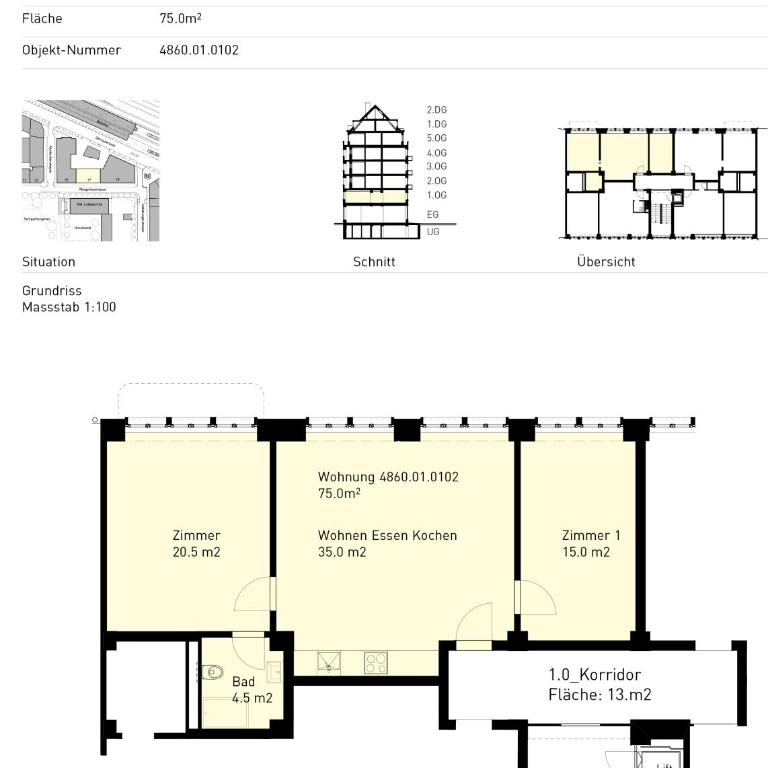 Neustadt Apartments managed by Hotel Central Luzern - Apartment mit 2 Schlafzimmern - 15