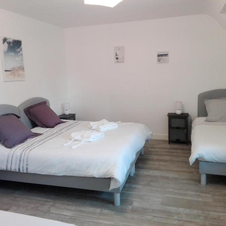 Villa des Fleurs d'Ajoncs - Chambre Familiale avec Salle de Bains - 2