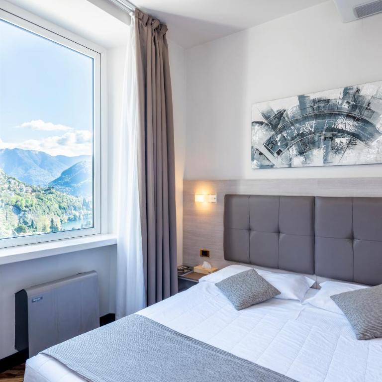Hotel Asnigo - Camera Matrimoniale con Vista Lago Parziale - 5
