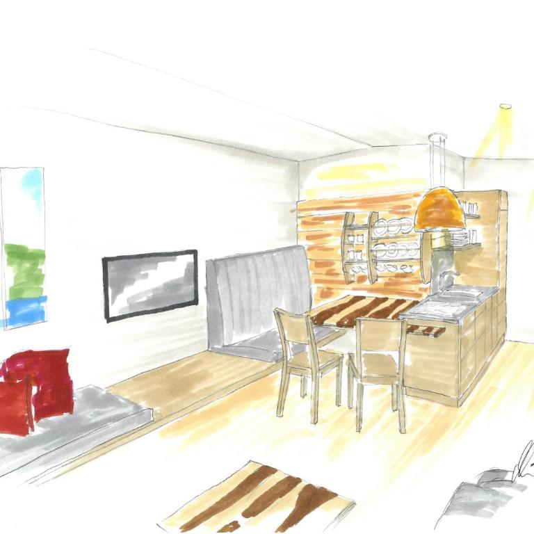 Brunnwirt ESSEN & WOHNEN - Apartment mit 2 Schlafzimmern und Terrasse - 7