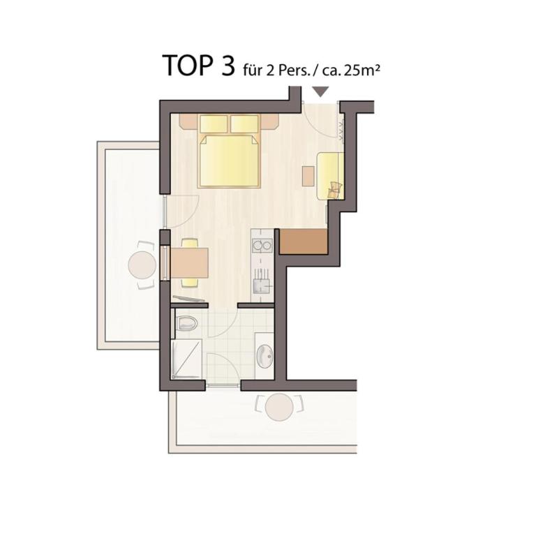Ferienwohnung/Apartment Erna Prommegger - Apartment mit Balkon - 3