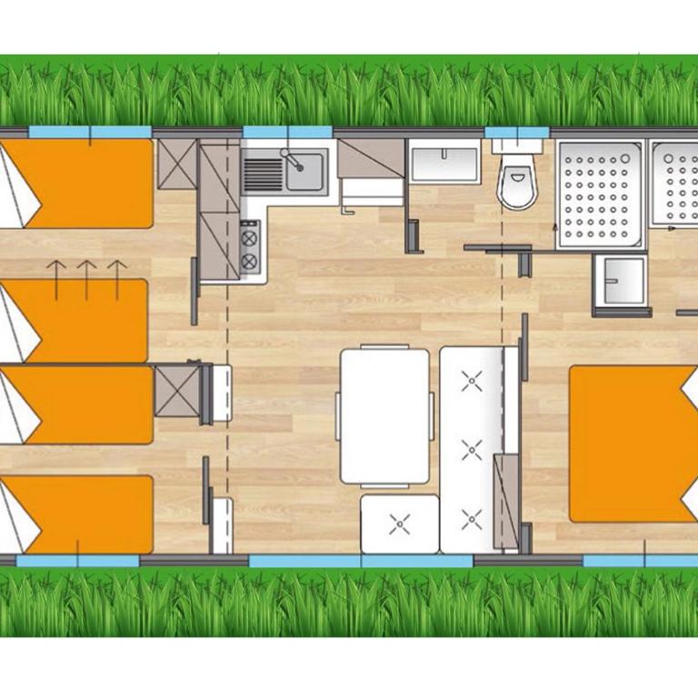 New Campsite in Cesenatico Camping Village - Deluxe Mobile Home - 16
