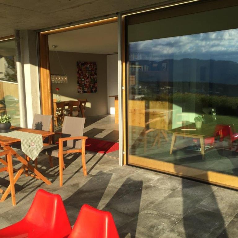 Casa Admisa, spektakuläre Aussicht, Ski in and out, hochwertige Einrichtung, Valserstein und Eiche - Apartment mit 2 Schlafzimmern - 10
