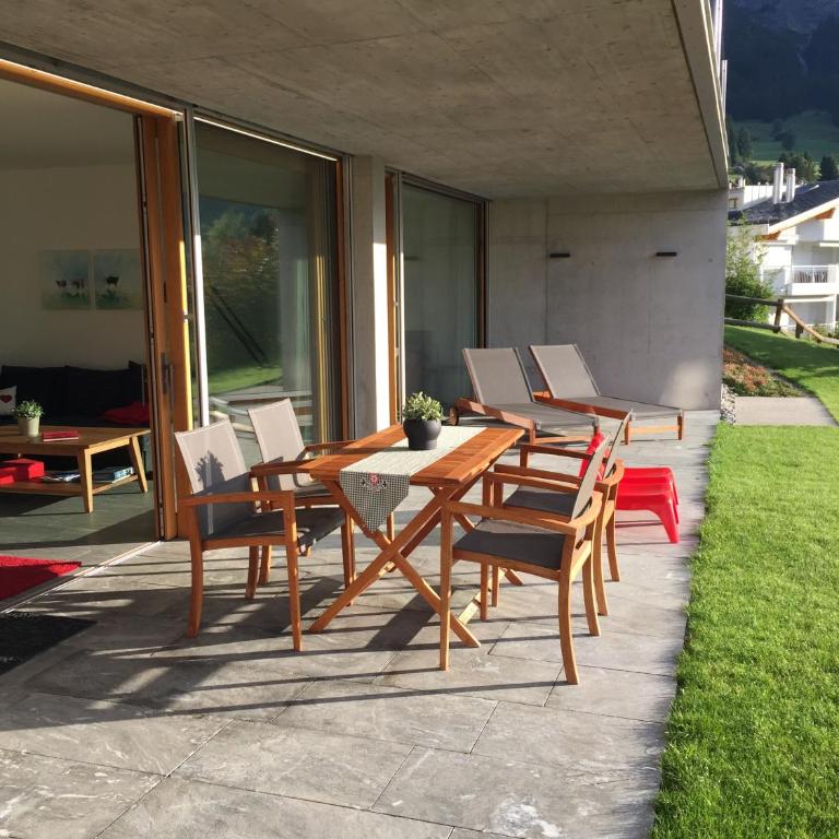 Casa Admisa, spektakuläre Aussicht, Ski in and out, hochwertige Einrichtung, Valserstein und Eiche - Apartment mit 2 Schlafzimmern - 11