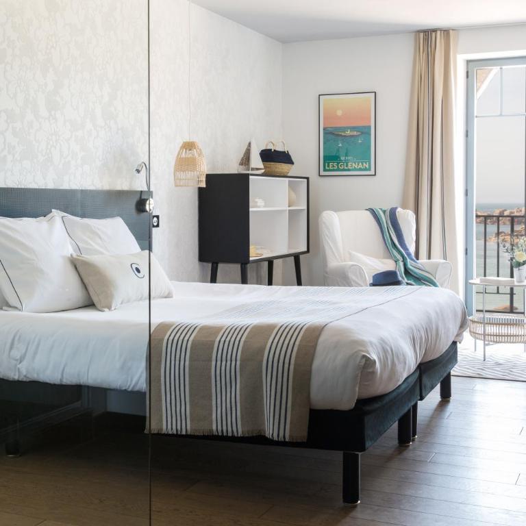 Castel Beau Site - Chambre Double Deluxe - Vue sur Mer - 2