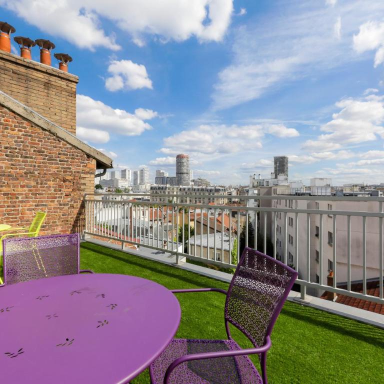 Hôtel Ambre - Chambre Triple avec Terrasse - 4