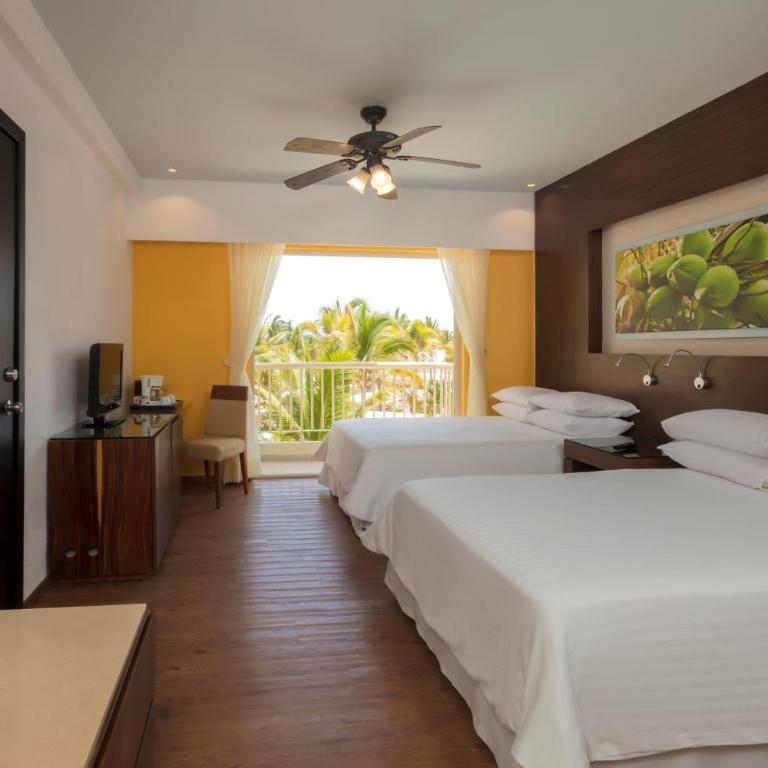 Krystal Grand Nuevo Vallarta - Habitación Deluxe con vistas al océano - 2 camas dobles - 3