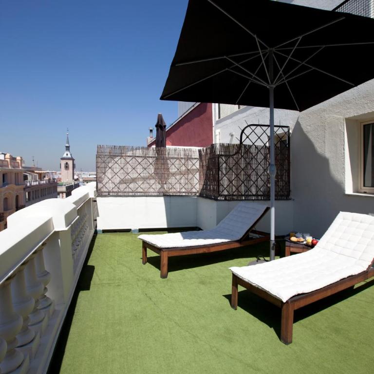 Hotel Moderno Puerta del Sol - Habitación Doble con terraza - 1 o 2 camas - Parte frontal - 12